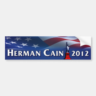 Herman Cain 2012 Bumper Sticker