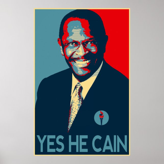 Herman Cain 2012 Poster (Front)