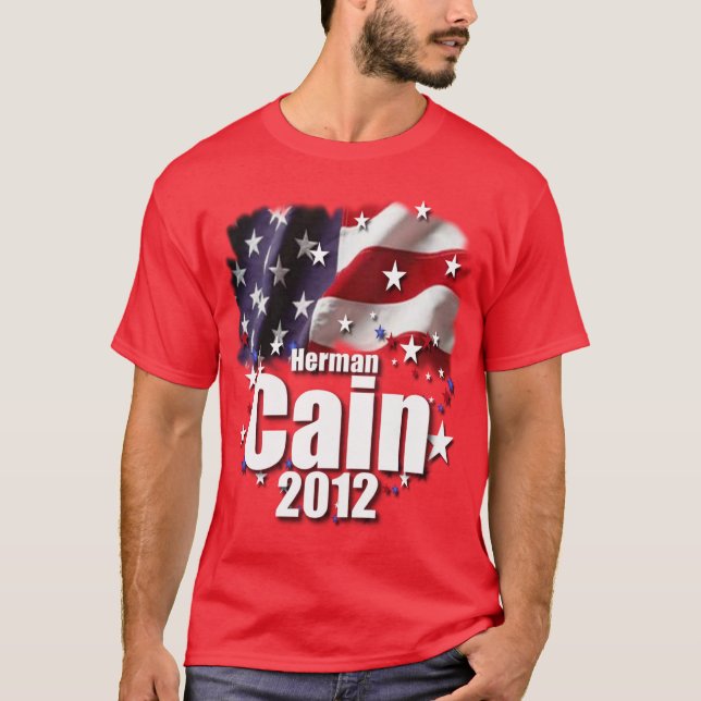 Herman Cain 2012 T-Shirt (Front)
