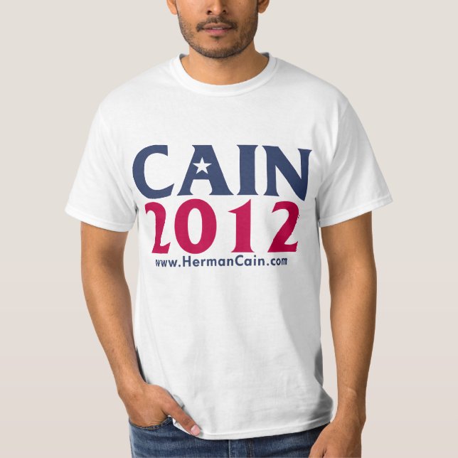 Herman Cain 2012 T-Shirt (Front)