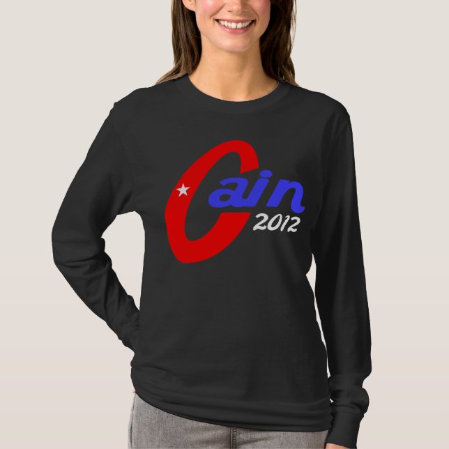 Herman Cain 2012 T-Shirt (Front)
