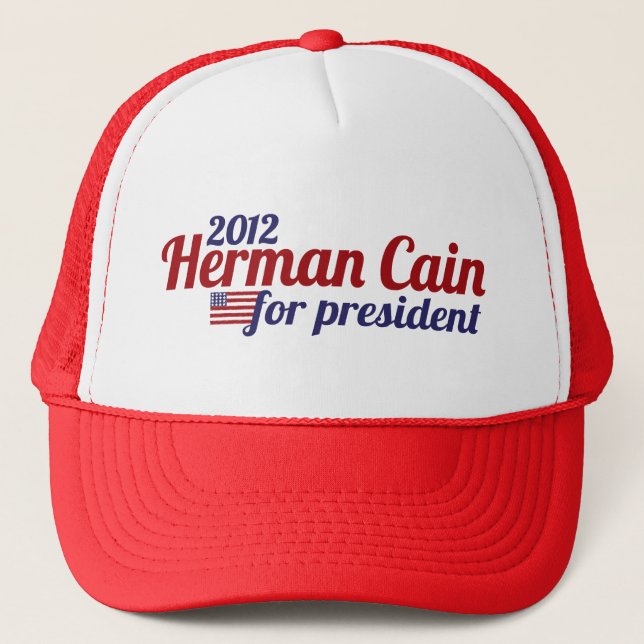 Herman Cain 2012 Trucker Hat (Front)