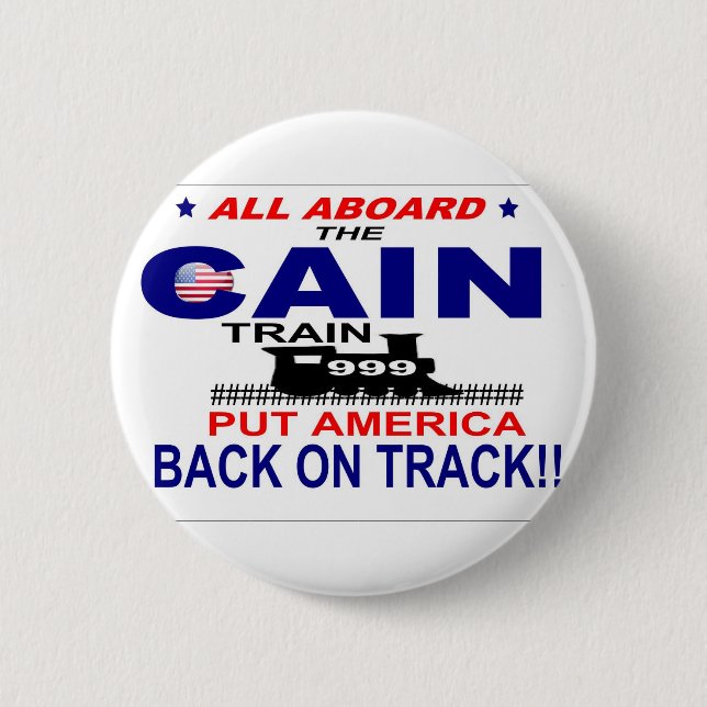 Herman Cain 6 Cm Round Badge (Front)