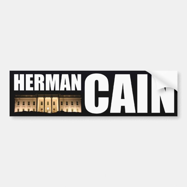 Herman Cain for President Bumper Sticker (Front)