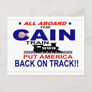 Herman Cain Postcard