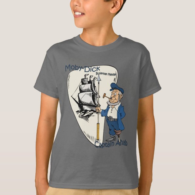 Herman Melville ~  Moby-Dick or The Whale T-Shirt (Front)