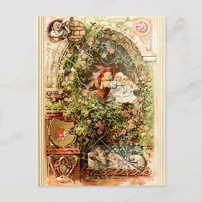 Hermann Vogel - Sleeping Beauty Postcard (Front)