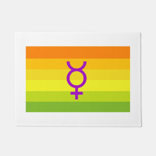 hermaphrodite flag doormat