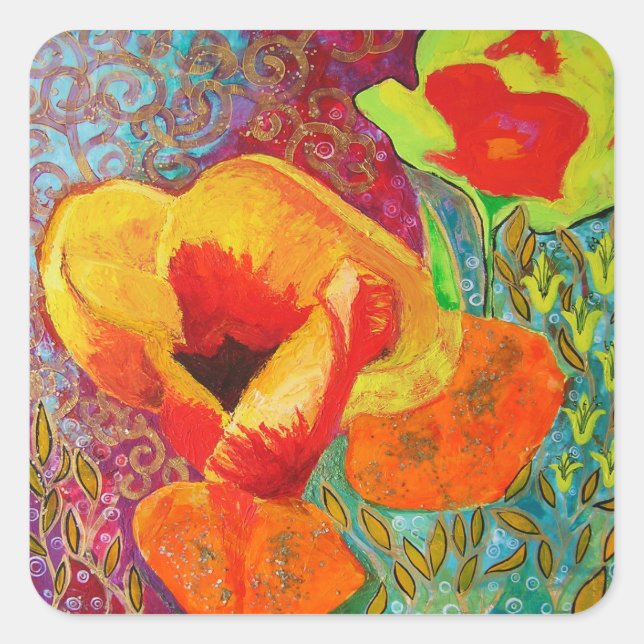 hermaphroditic blush (painting) sticker (Front)