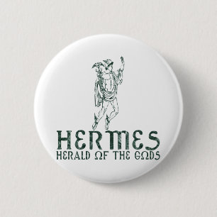 Hermes 6 Cm Round Badge