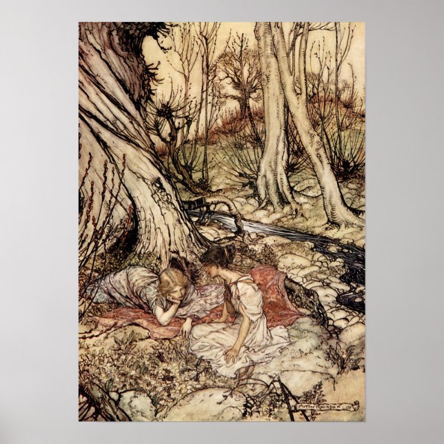 Hermia and Lysander Poster (Front)