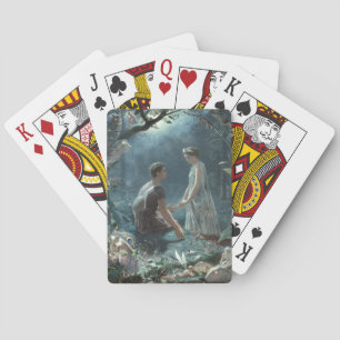 Hermia Lysander & fairies Midsummer Night Dream Playing Cards