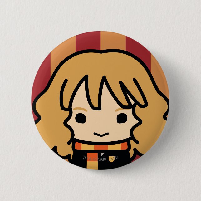 Hermione Granger Cartoon Character Art 6 Cm Round Badge (Front)