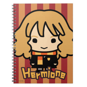 Hermione Granger Cartoon Character Art Spiral Notebook