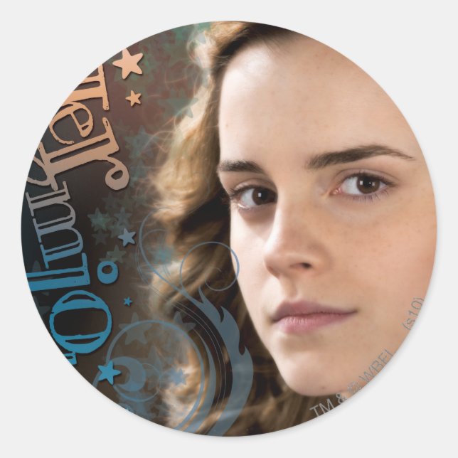 Hermione Granger Classic Round Sticker (Front)