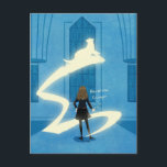 Hermione Granger Patronus Painting Postcard<br><div class="desc">Celebrate brilliance, bravery, and unwavering loyalty with this enchanting Hermione Granger™ design. Set within the soaring arches of Hogwarts, Hermione stands poised with wand in hand as her radiant Patronus bursts forward in a sweeping arc of golden light. This artwork captures Hermione’s strength, intelligence, and fearless spirit — a tribute...</div>