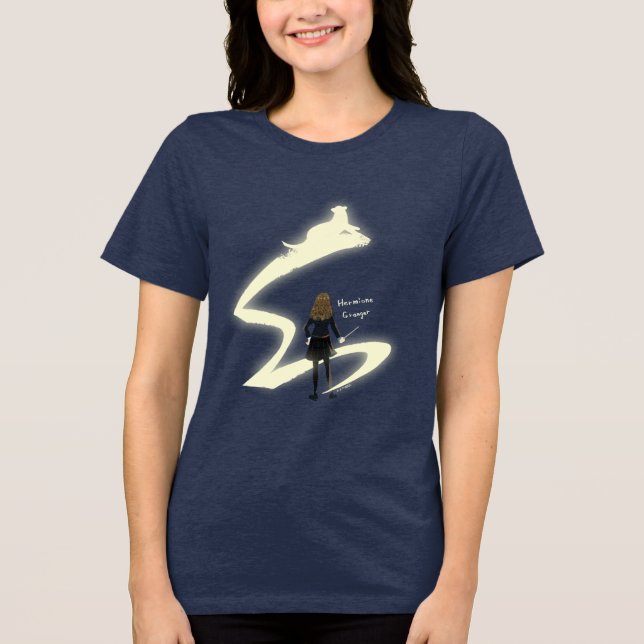 Hermione Granger Patronus Painting Tri-Blend Shirt (Front)