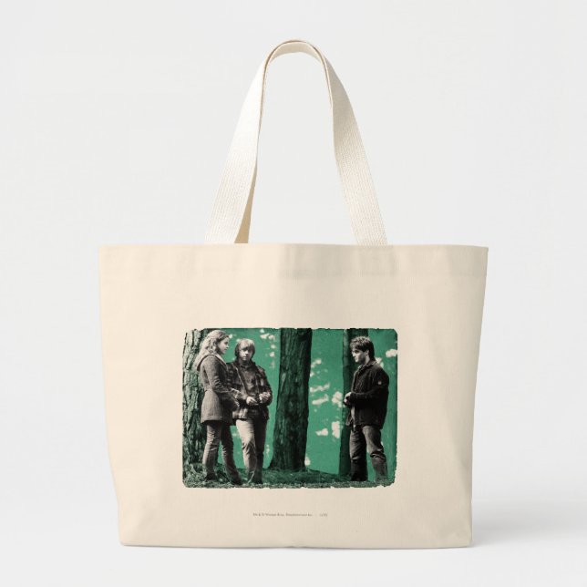 Hermione, Ron, and Harry 1 Large Tote Bag (Front)