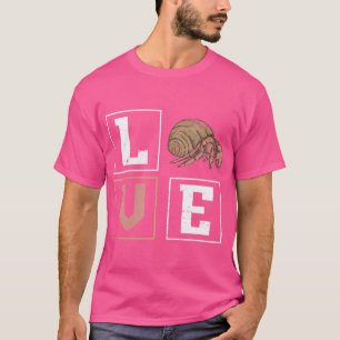 Hermit Crab Aquarist Valentines Day Crab T-Shirt