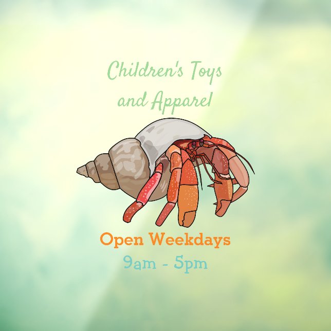 Hermit crab cartoon illustration (Sheet 3)