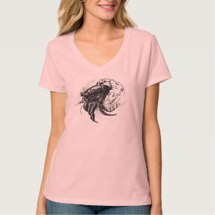 Hermit Crab in Black T-Shirt