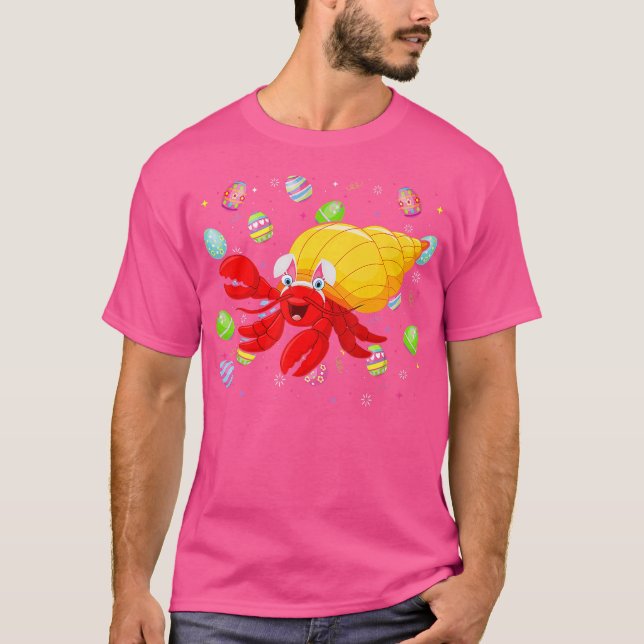 Hermit Crab Lover Easter Egg Funny Hermit Crab Eas T-Shirt (Front)