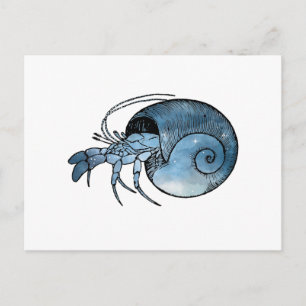 Hermit Crab Postcard