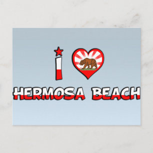 Hermosa Beach, CA Postcard