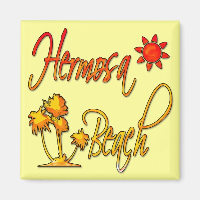Hermosa Beach Magnet (Front)