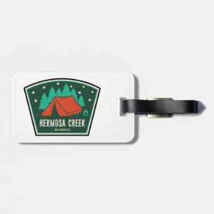Hermosa Creek Wilderness Colorado Camping Luggage Tag