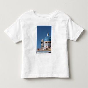 Hermoupolis, Syros Island, Greece. Blue dome of Toddler T-Shirt