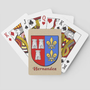 Hernandez Heraldic Shield Playing Cards