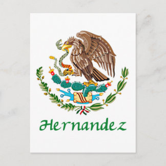 Hernandez Mexican National Seal Postcard