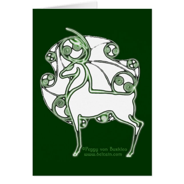 Herne Celtic Deer Card (Front)