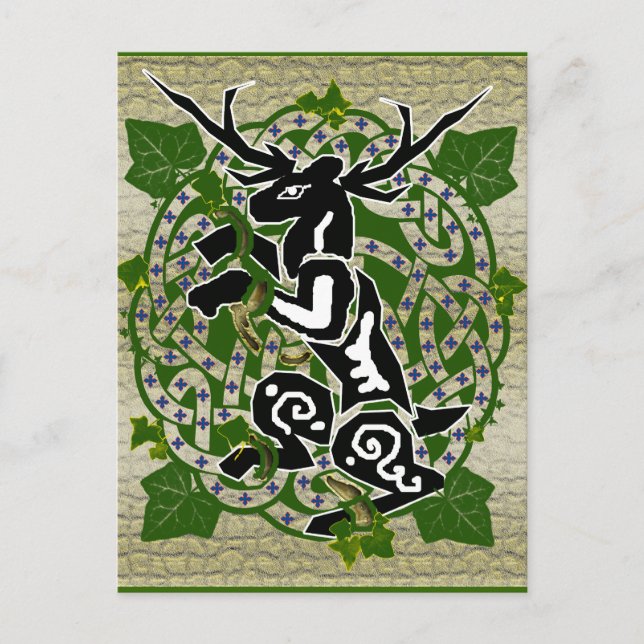 herne stag postcard (Front)