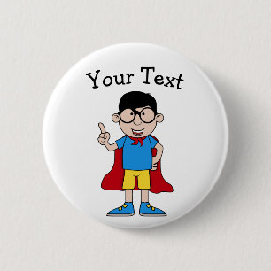 Hero 6 Cm Round Badge