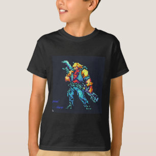 Hero ( 90's Retro Video Game Pixel Style Art)  T-Shirt
