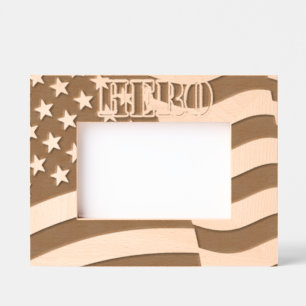 Hero American Flag Etched Frames