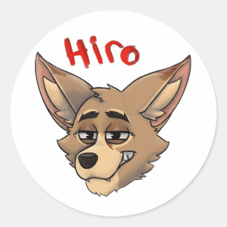Hero Burrows  Classic Round Sticker