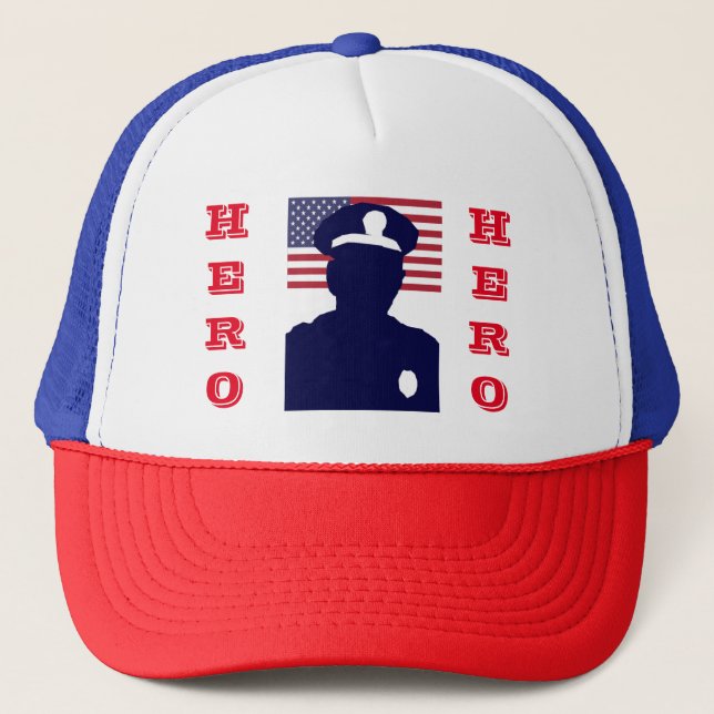 HERO COP TRUCKER HAT (Front)