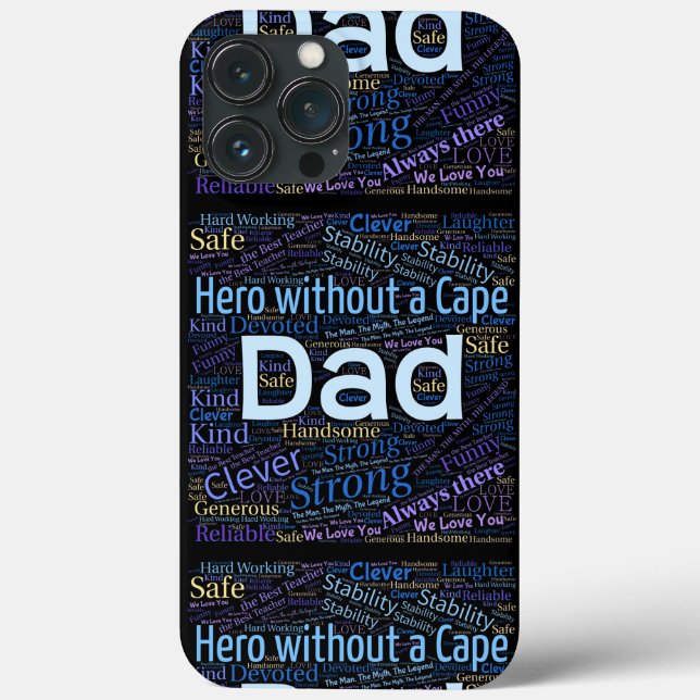 Hero Dad Custom Case-Mate iPhone Case (Back)