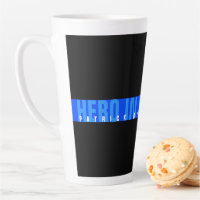 Hero In Blue Police Thin Blue Line Monogram Name