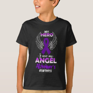 Hero Is Now My Angel Alzheimerheimer's Awareness T-Shirt