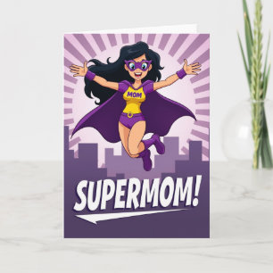 Hero Mum Illustration Card