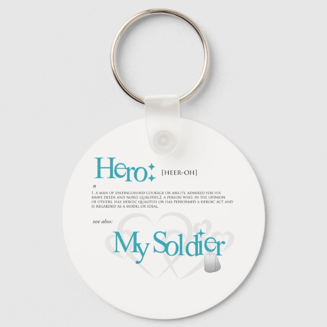 Hero: My Soldier Key Ring (Front)