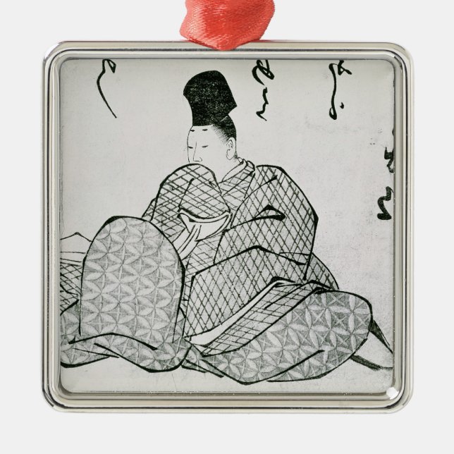 Hero of a Monogatari Metal Tree Decoration (Front)