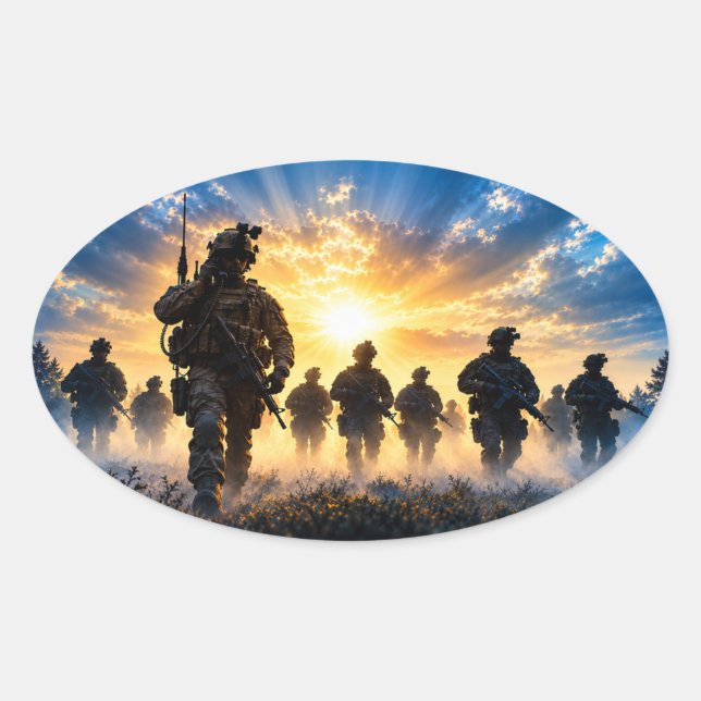 Hero oval sticker (Front)