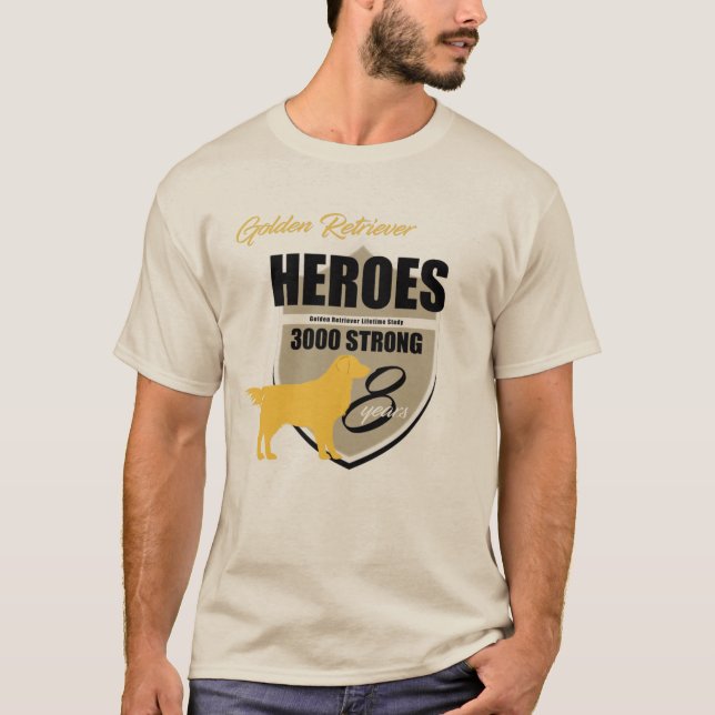 Hero Shield Design T-Shirt (Front)