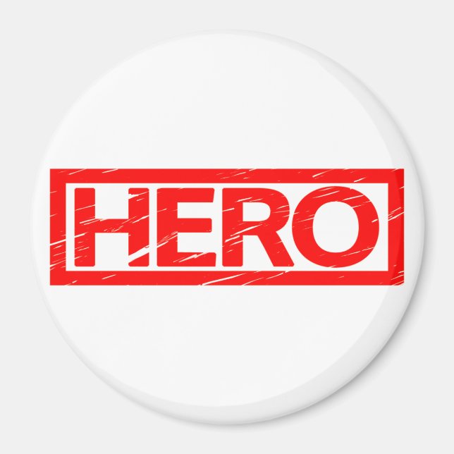 Hero Stamp Magnet (Front)
