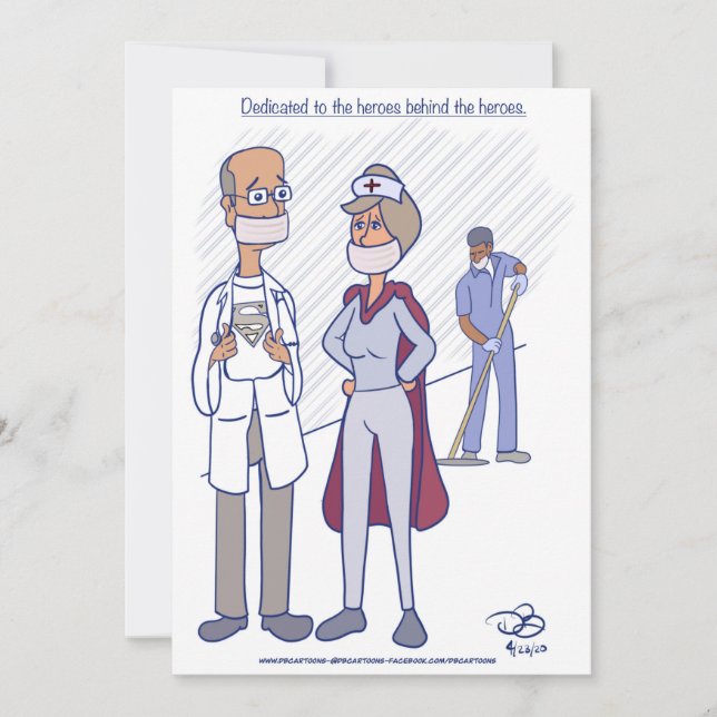 Hero Thank You Card (Front)